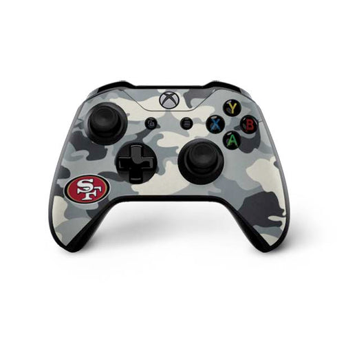 NFL San Francisco 49ers Camo Xbox One X Controller Skin
