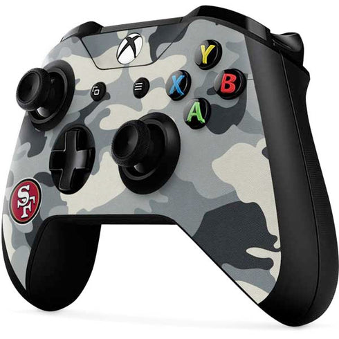 NFL San Francisco 49ers Camo Xbox One X Controller Skin
