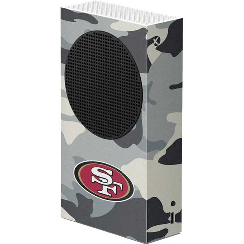 NFL San Francisco 49ers Camo Xbox Series S Console Skin