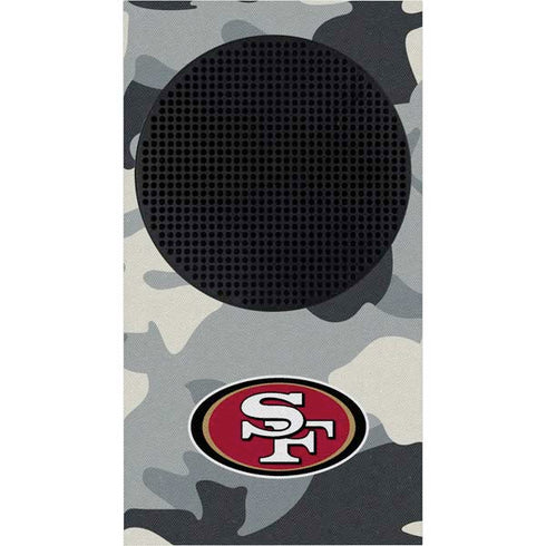 NFL San Francisco 49ers Camo Xbox Series S Console Skin