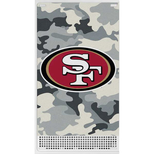 NFL San Francisco 49ers Camo Xbox Series S Console Skin