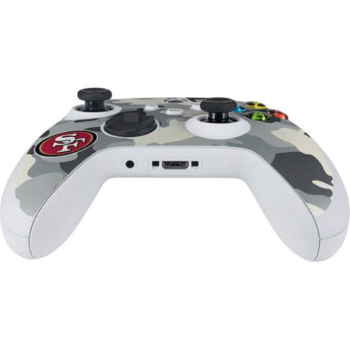 NFL San Francisco 49ers Camo Xbox Series S Controller Skin