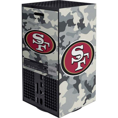 NFL San Francisco 49ers Camo Xbox Series X Bundle Skin