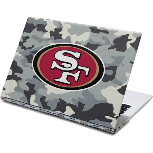 NFL San Francisco 49ers Camo Yoga 910 2-in-1 14in Touch-Screen Skin