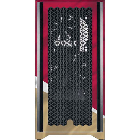 NFL San Francisco 49ers Corsair 4000D Tempered Glass Mid-Tower ATX Case Skin