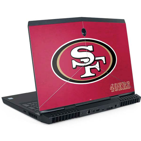 NFL San Francisco 49ers Distressed Dell Alienware Skin