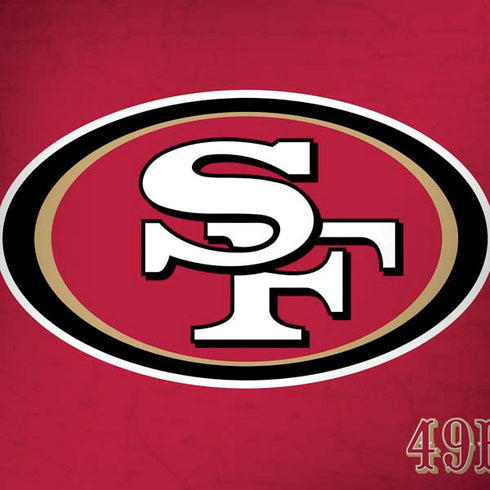 NFL San Francisco 49ers Distressed Dell Alienware Skin