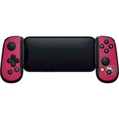 NFL San Francisco 49ers Distressed Backbone One for iPhone Game Controller Skin