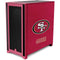 NFL San Francisco 49ers Distressed Corsair 4000D Tempered Glass Mid-Tower ATX Case Skin