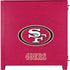 NFL San Francisco 49ers Distressed Corsair 4000D Tempered Glass Mid-Tower ATX Case Skin