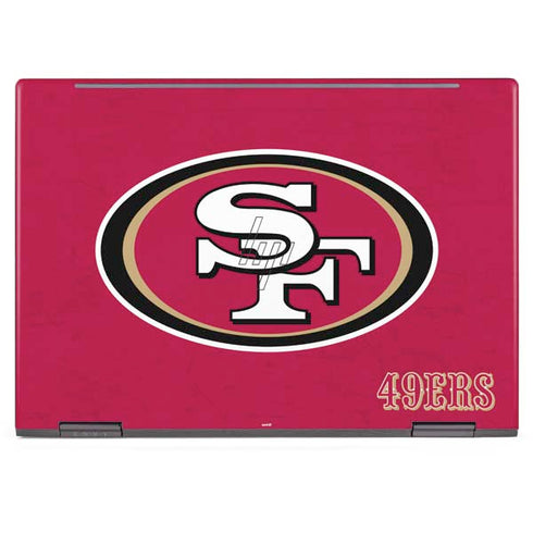 NFL San Francisco 49ers Distressed HP Envy Skin