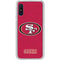 NFL San Francisco 49ers Distressed Galaxy A10e Clear Case