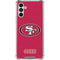 NFL San Francisco 49ers Distressed Galaxy A13 5G Clear Case