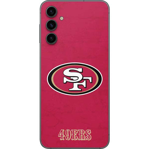 NFL San Francisco 49ers Distressed Galaxy A14 5G Skin