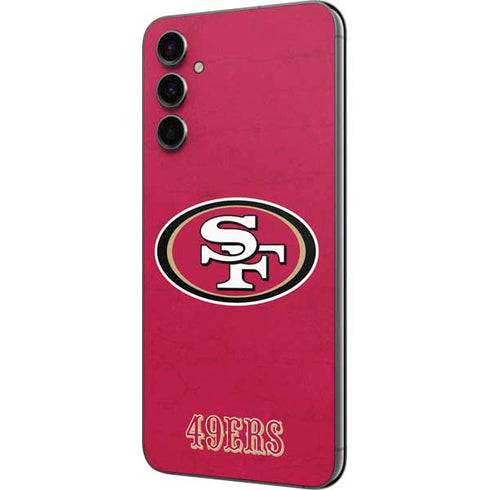 NFL San Francisco 49ers Distressed Galaxy A14 5G Skin
