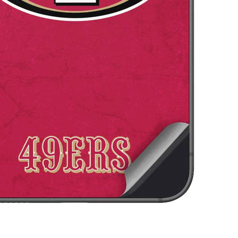 NFL San Francisco 49ers Distressed Galaxy A14 5G Skin