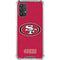 NFL San Francisco 49ers Distressed Galaxy A32 5G Clear Case