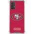 NFL San Francisco 49ers Distressed Galaxy A32 5G Clear Case