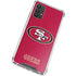 NFL San Francisco 49ers Distressed Galaxy A32 5G Clear Case