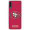 NFL San Francisco 49ers Distressed Galaxy A50 Clear Case
