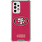 NFL San Francisco 49ers Distressed Galaxy A53 5G Clear Case