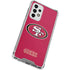 NFL San Francisco 49ers Distressed Galaxy A53 5G Clear Case