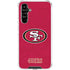 NFL San Francisco 49ers Distressed Galaxy A54 5G Clear Case