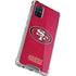 NFL San Francisco 49ers Distressed Galaxy A71 5G Clear Case
