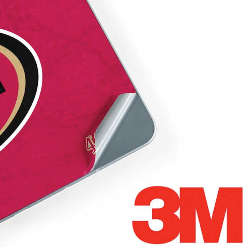 NFL San Francisco 49ers Distressed Galaxy Book 12in Skin