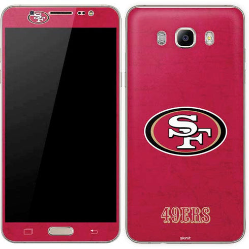 NFL San Francisco 49ers Distressed Galaxy J7 Skin