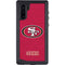 NFL San Francisco 49ers Distressed Galaxy Note 10 Waterproof Case