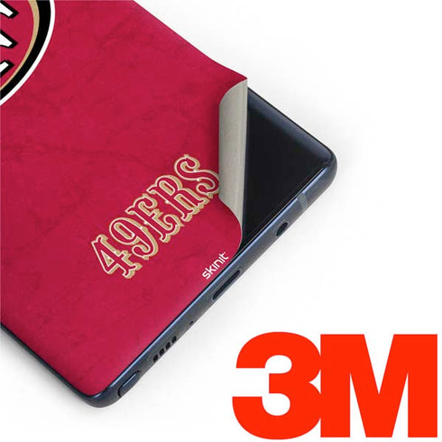 NFL San Francisco 49ers Distressed Galaxy Note 9 Skin