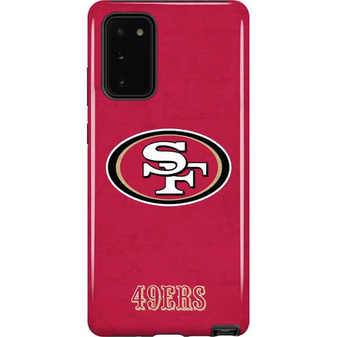 NFL San Francisco 49ers Distressed Galaxy Note20 5G Pro Case