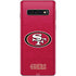 NFL San Francisco 49ers Distressed Galaxy S10 Skin