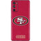 NFL San Francisco 49ers Distressed Galaxy S20 Fan Edition Skin