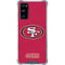 NFL San Francisco 49ers Distressed Galaxy S20 FE Clear Case