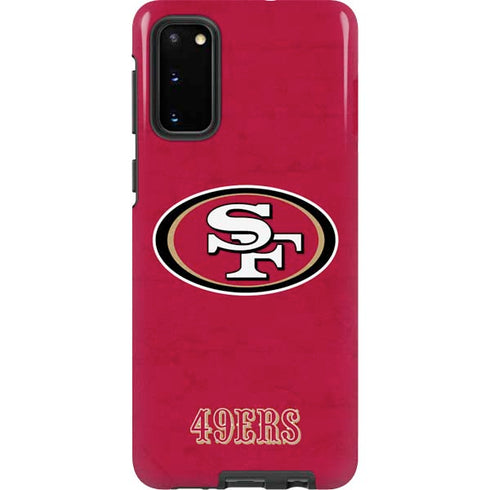 NFL San Francisco 49ers Distressed Galaxy S20 Pro Case