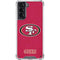 NFL San Francisco 49ers Distressed Galaxy S21 5G Clear Case