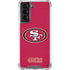NFL San Francisco 49ers Distressed Galaxy S21 5G Clear Case