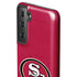 NFL San Francisco 49ers Distressed Galaxy S21 FE Pro Case