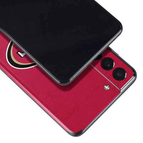 NFL San Francisco 49ers Distressed Galaxy S21 Plus 5G Skin