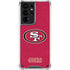 NFL San Francisco 49ers Distressed Galaxy S21 Ultra 5G Clear Case