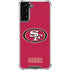 NFL San Francisco 49ers Distressed Galaxy S22 Plus Clear Case
