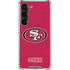 NFL San Francisco 49ers Distressed Galaxy S23 Clear Case