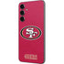 NFL San Francisco 49ers Distressed Galaxy S23 FE Skin