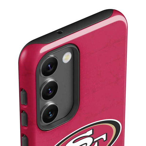 NFL San Francisco 49ers Distressed Galaxy S23 Plus Pro Case