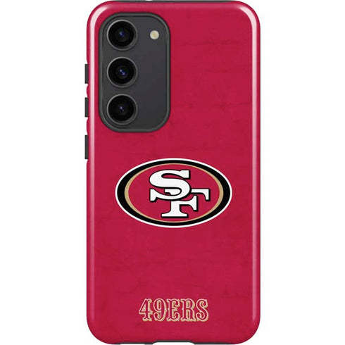 NFL San Francisco 49ers Distressed Galaxy S23 Pro Case