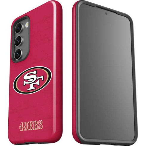 NFL San Francisco 49ers Distressed Galaxy S23 Pro Case