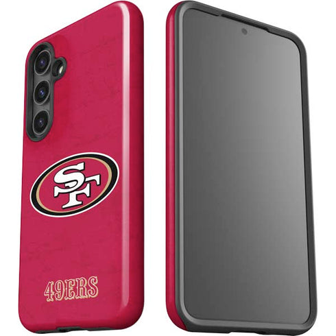 NFL San Francisco 49ers Distressed Galaxy S24 Plus Impact Case