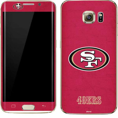NFL San Francisco 49ers Distressed Galaxy S7 Edge Skin